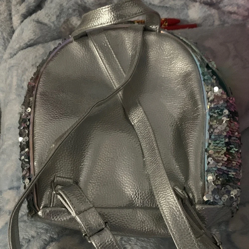 Justice Sequin Backpack with Holography “ H”
